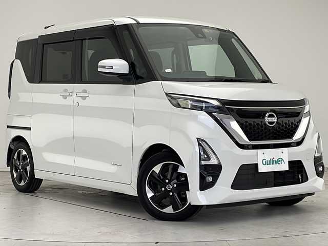 日産 ルークス HWS X プロパイロットED 岐阜県 2020(令2)年 5万km ホワイトパール プロパイロット/衝突軽減ブレーキ/純正ナビ/全方位モニター/バックカメラ/両側パワースライドドア/インテリジェントクルーズコントロール/ドライブレコーダー/LEDヘッドライト/オートライト/純正AW14インチ/スマートキー/プッシュスタート