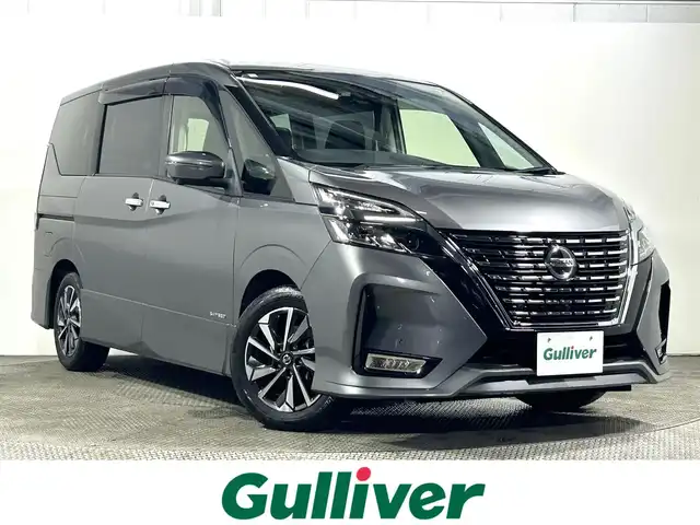 日産 セレナ ハイウェイスター V 大阪府 2020(令2)年 2.7万km ダークメタルグレー ProPILOT 純正10incナビ(フルセグ/DVD再生/Bluetooth) 360カメラ ETC 後席モニター 両側パワースライドドア 衝突軽減 クルコン BSM シートヒーター ドラレコ