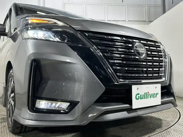 日産 セレナ ハイウェイスター V 大阪府 2020(令2)年 2.7万km ダークメタルグレー ProPILOT 純正10incナビ(フルセグ/DVD再生/Bluetooth) 360カメラ ETC 後席モニター 両側パワースライドドア 衝突軽減 クルコン BSM シートヒーター ドラレコ