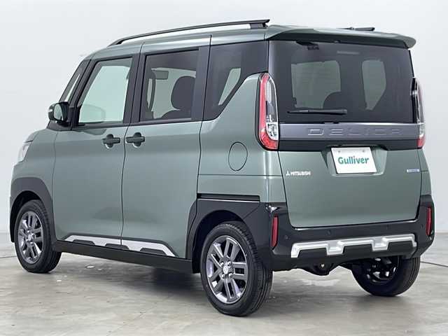 三菱 デリカミニ T プレミアム 道央・札幌 2025(令7)年 0.1万km未満 アメジストブラック ・4WD/・寒冷地仕様/・純正ディスプレイオーディオ&BT&AppleCarPlay&AndroidAuto/・運転支援システム/・衝突被害軽減システム/・前方衝突予測システム/・踏み間違え防止/・レーンキープアシスト/・ふらつき警報/・標識認識システム/・先行車発進通知/・パーキングセンサー/・全方位カメラ/・MYパイロット/・デジタルインナーミラー/・両側パワースライドドア/・片側ハンズフリースライドドア/・ハンドルヒーター/・パドルシフト/・革巻きステアリング/・ステアリングスイッチ/・ハーフレザーシート/・シートヒーター/・ミラーヒーター/・オートマチックハイビーム/・オートライト/・LEDヘッドライト/・LEDフォグ/・ヘッドライトレベライザー/・ダウンヒルアシストコントロール/・横滑り防止/・スマートキー/・スペアキー/・アイドリングストップ/・プッシュスタート