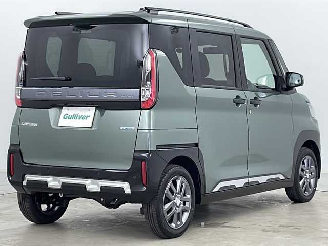 三菱 デリカミニ T プレミアム 道央・札幌 2025(令7)年 0.1万km未満 アメジストブラック ・4WD/・寒冷地仕様/・純正ディスプレイオーディオ&BT&AppleCarPlay&AndroidAuto/・運転支援システム/・衝突被害軽減システム/・前方衝突予測システム/・踏み間違え防止/・レーンキープアシスト/・ふらつき警報/・標識認識システム/・先行車発進通知/・パーキングセンサー/・全方位カメラ/・MYパイロット/・デジタルインナーミラー/・両側パワースライドドア/・片側ハンズフリースライドドア/・ハンドルヒーター/・パドルシフト/・革巻きステアリング/・ステアリングスイッチ/・ハーフレザーシート/・シートヒーター/・ミラーヒーター/・オートマチックハイビーム/・オートライト/・LEDヘッドライト/・LEDフォグ/・ヘッドライトレベライザー/・ダウンヒルアシストコントロール/・横滑り防止/・スマートキー/・スペアキー/・アイドリングストップ/・プッシュスタート