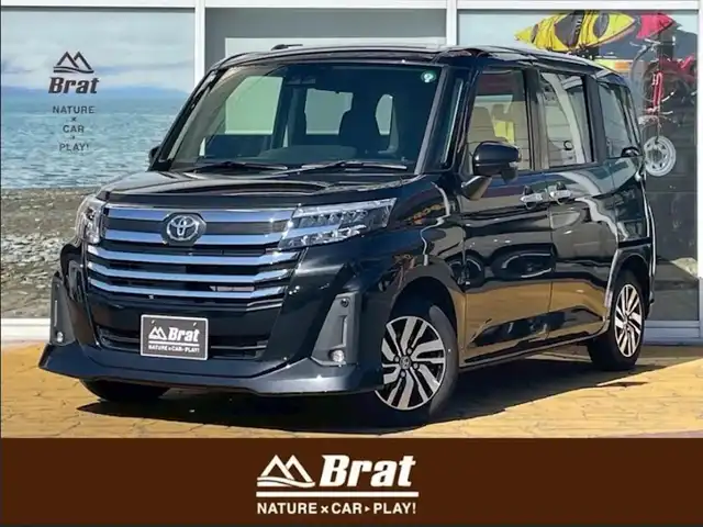 トヨタ ルーミー カスタムG 道北・旭川 2024(令6)年 1万km ブラックマイカメタリック 社外ナビ/バックカメラ/両側パワースライドドア/アイドリングストップ/クルーズコントロール/クリアランスソナー/プッシュスタート/スマートキー/LEDヘッドライト/ETC