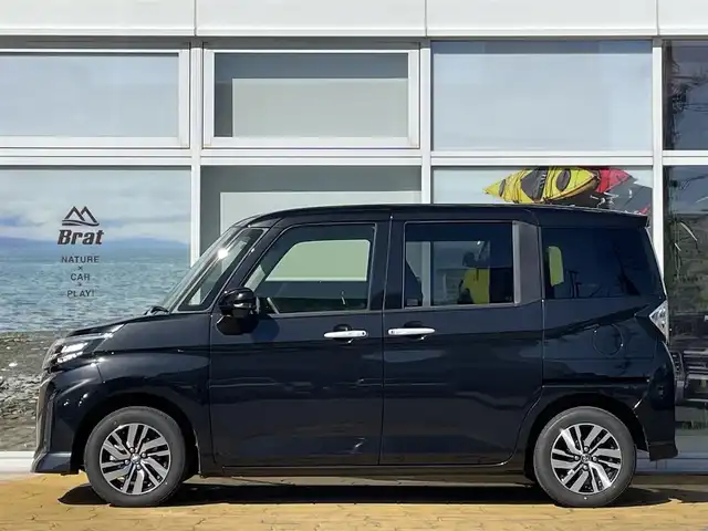 トヨタ ルーミー カスタムG 道北・旭川 2024(令6)年 1万km ブラックマイカメタリック 社外ナビ/バックカメラ/両側パワースライドドア/アイドリングストップ/クルーズコントロール/クリアランスソナー/プッシュスタート/スマートキー/LEDヘッドライト/ETC