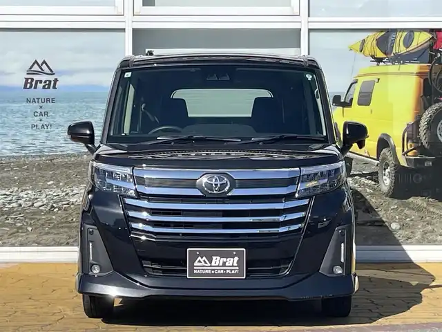 トヨタ ルーミー カスタムG 道北・旭川 2024(令6)年 1万km ブラックマイカメタリック 社外ナビ/バックカメラ/両側パワースライドドア/アイドリングストップ/クルーズコントロール/クリアランスソナー/プッシュスタート/スマートキー/LEDヘッドライト/ETC