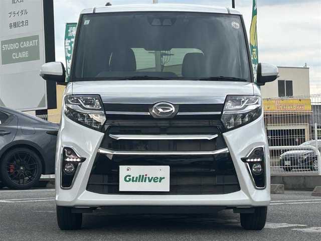 ダイハツ タント カスタム X スタイルセレクション 奈良県 2021(令3)年 1.3万km シャイニングホワイトパール 1オーナー/両側パワスラ/フルフラットシート/衝突軽減システム/純正ディーラーナビ/BT/TV/CD/SD/USB//コーナーセンサー/横滑り防止装置/バックカメラ/ETC/ドラレコ/シートヒーター/オートLEDライト/保証書・取説・スペアキー