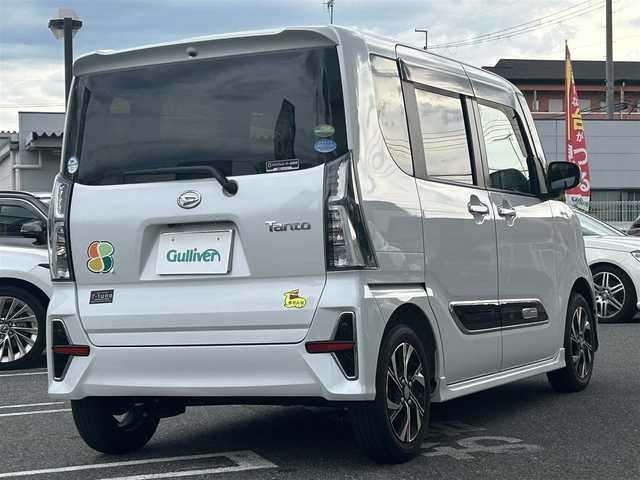 ダイハツ タント カスタム X スタイルセレクション 奈良県 2021(令3)年 1.3万km シャイニングホワイトパール 1オーナー/両側パワスラ/フルフラットシート/衝突軽減システム/純正ディーラーナビ/BT/TV/CD/SD/USB//コーナーセンサー/横滑り防止装置/バックカメラ/ETC/ドラレコ/シートヒーター/オートLEDライト/保証書・取説・スペアキー