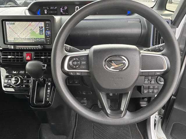 ダイハツ タント カスタム X スタイルセレクション 奈良県 2021(令3)年 1.3万km シャイニングホワイトパール 1オーナー/両側パワスラ/フルフラットシート/衝突軽減システム/純正ディーラーナビ/BT/TV/CD/SD/USB//コーナーセンサー/横滑り防止装置/バックカメラ/ETC/ドラレコ/シートヒーター/オートLEDライト/保証書・取説・スペアキー