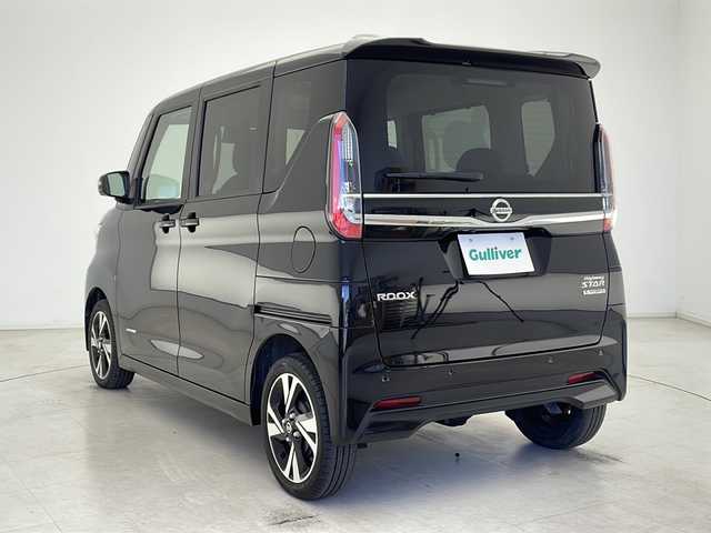 日産 ルークス HWS Gターボ アーバンクロム プロパイロットED 千葉県 2022(令4)年 4.4万km ブラック 純正ディーラーオプションナビ/BT フルセグTV CD SD/全方位カメラ/衝突軽減ブレーキ/前後コーナーセンサー/レーンキープアシスト/ロールサンシェード/両側パワースライドドア/純正フロアマット/LEDヘッドライト/オートライト/アイドリングストップ/横滑り防止/スマートキー/プッシュスタート