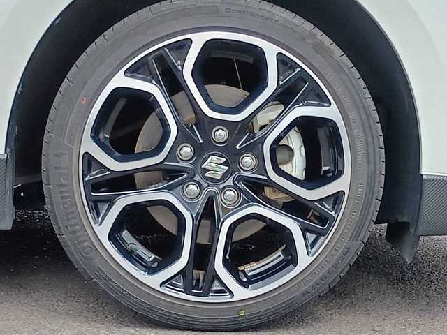 スズキ スイフト スポーツ 大分県 2023(令5)年 4.3万km ピュアホワイトP 純正メモリーナビ/フルセグ/Bluetooth/DVD/アラウンドビューモニター/クルーズコントロール/レーンキープアシスト/ビルトインETC/シートヒーター/純正LEDヘッドライト/フォグランプ/オートライトコントロール/純正16インチアルミホイール