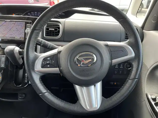 ダイハツ タント カスタム RS SA 兵庫県 2014(平26)年 6万km パールホワイトⅢ (株)IDOMが運営する【じしゃロン西宮店】の自社ローン専用車両になります。こちらは現金またはオートローンご利用時の価格です。自社ローンご希望の方は別途その旨お申付け下さい/＊ETC/＊フルセグ/＊パワステ/＊パワーウィンドウ/＊両側パワスラ/＊横滑り防止装置/＊衝突被害軽減システム/＊オートライト