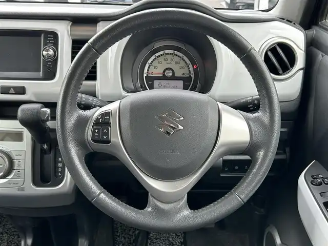 スズキ ハスラー X 静岡県 2014(平26)年 6.7万km ブルーイッシュブラックパール3 ワンオーナー /純正メモリナビ/（AM/FM/CD/BT）/ワンセグTV/バックカメラ/ETC/スマートキー/プッシュスタート/運転席シートヒーター/LEDヘッドライト/純正１５インチアルミホイール/アイドリングストップ/衝突被害軽減ブレーキ/横滑り防止装置/ドアバイザー/純正フロアマット/スペアキー×１/取り扱い説明書/保証書