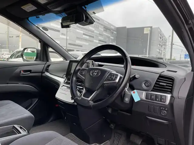 トヨタ エスティマ アエラス 千葉県 2016(平28)年 7.6万km ブラック トヨタセーフティーセンス/・プリクラッシュセーフティー/・レーンディパーチャーアラート/・オートマチックハイビーム/純正SDナビ【NSZT-W62G】/・CD/DVD/MSV/Bluetooth/フルセグ/社外フリップダウンモニター/バックカメラ/両後パワースライドドア/スマートキー/クルーズコントロール/純正18インチアルミホイール/社外前後ドライブレコーダー【CSD-790FHG】/ETC/純正LEDヘッドライト/本革巻きステアリング/ドアバイザー
