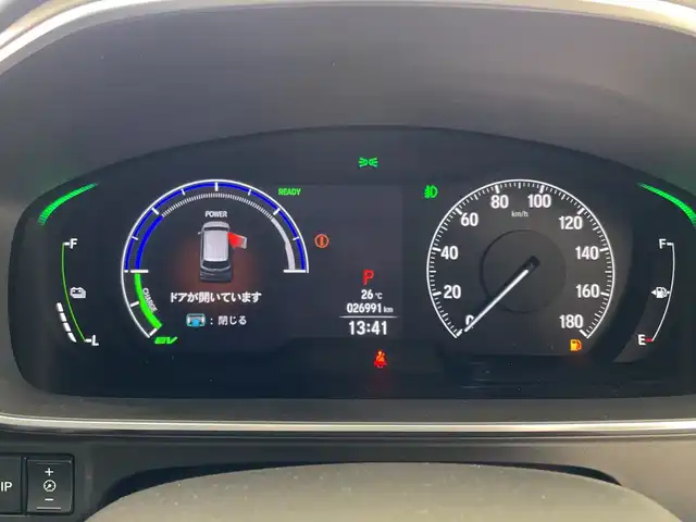ホンダ オデッセイ ハイブリッド e:HEVアブソルート EX 埼玉県 2021(令3)年 2.7万km プレミアムスパークルブラックパール ホンダセンシング/純正10インチメナビ/　　CD/DVD/BT/フルセグTV/全方位カメラ/両側パワースライドドア/パワーバックドア/アダプティブクルーズコントロール/LEDオートライト/ハーフレザーシート/パワーシート/シートヒーター/純正18インチAW/ブラインドスポットモニター/ステアリングスイッチ/プッシュスタート/スペアキー1本/ビルトインETC2.0/禁煙車