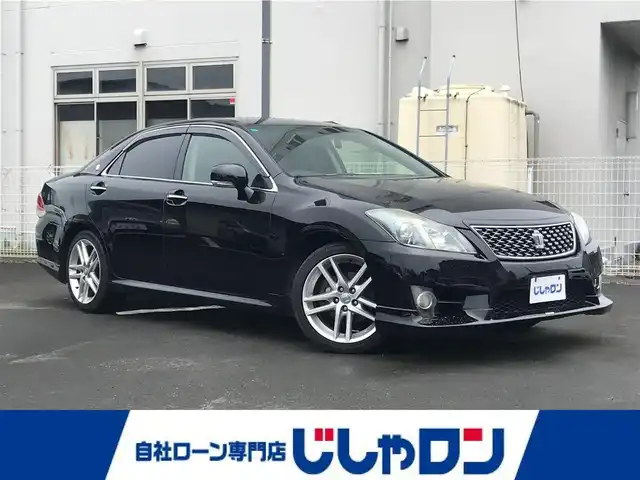 トヨタ クラウン アスリート スペシャルパッケージ 栃木県 2012(平24)年 8.8万km ブラック 株)IDOMが運営する【じしゃロン小山店】の自社ローン専用車両になります。こちらは現金またはオートローンご利用時の価格です。自社ローンご希望の方は別途その旨お申付け下さい//スマートキー/プッシュスタート/バックカメラ/ＥＴＣ/クルーズコントロール/ステアリングリモコン/電動格納ドアミラー/パワーウインドウ/防眩ミラー/オートライト/モデリスタエアロ