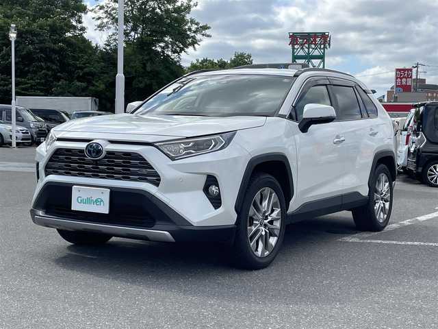 トヨタ ＲＡＶ４ ハイブリットG 青森県 2020(令2)年 9万km ホワイトパールクリスタルシャイン 純正ディスプレイオーディオ/フルセグTV/BT/USB/前方ドライブレコーダー/ETC2.0/デジタルインナーミラー/レーダー探知機/パワーバックドア/トヨタセーフティセンス/パノラミックビューモニター/バックカメラ/アダプティブクルーズコントロール/ハイビームアシスト/オートライト/D席パワーシート/ステアリングヒーター/LEDヘッドライト/フォグランプ/純正フロアマット/18インチ純正AW付スタッドレスタイヤ積込/スマートキー×２