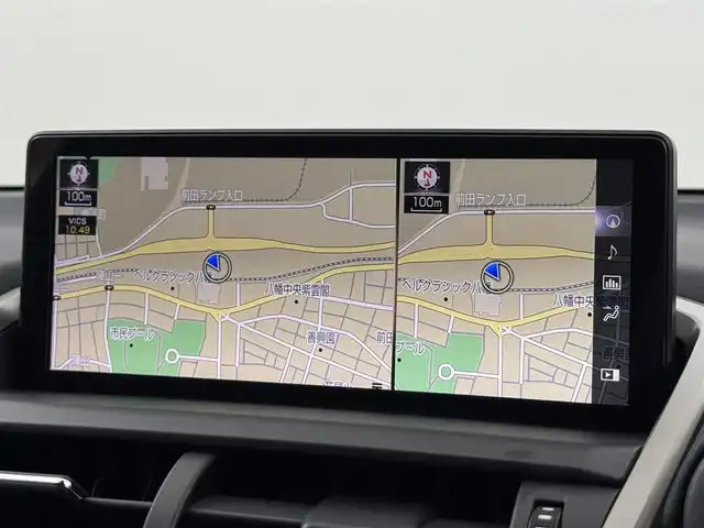 レクサス ＮＸ 300 Fスポーツ 福岡県 2018(平30)年 7.7万km ホワイトノーヴァガラスフレーク パノラマルーフ　/メーカーナビ　/フルセグTV　/バックカメラ　/ＥＴＣ２．０　/レーダークルーズコントロール　/トヨタセーフティセンス　/コーナーセンサー　/衝突被害軽減ブレーキ　/レーンキープ　/アクセル踏み間違い防止　/パドルシフト　/本革シート　/パワーシート　/シートベンチレーション／ヒーター　/ステアリングヒーター　/パワーバックドア　/３眼ＬＥＤヘッドライト