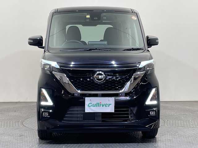 日産 ルークス HWS X プロパイロットED 愛媛県 2023(令5)年 2.2万km ブラック 純正9インチナビ/Bluetooth/フルセグ/プロパイロット/全周囲カメラ/衝突被害軽減ブレーキ/レーンキープアシスト/前後コーナーセンサー/両側電動スライドドア/純正ドライブレコーダー/LEDヘッドライト/フォグランプ/スペアキー/保証書/取扱説明書