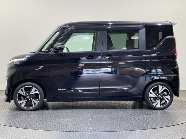 日産 ルークス HWS X プロパイロットED 愛媛県 2023(令5)年 2.2万km ブラック 純正9インチナビ/Bluetooth/フルセグ/プロパイロット/全周囲カメラ/衝突被害軽減ブレーキ/レーンキープアシスト/前後コーナーセンサー/両側電動スライドドア/純正ドライブレコーダー/LEDヘッドライト/フォグランプ/スペアキー/保証書/取扱説明書