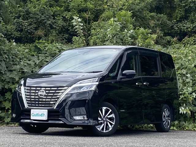 日産 セレナ ハイウェイスター V 大分県 2021(令3)年 6.2万km ダイヤモンドブラック プロパイロット/アラウンドビューモニター/アルパインメモリーナビ/フルセグ/Bluetooth/DVD/スマートルームミラー/両側パワースライドドア /ワンタッチスライドドア/純正LEDヘッドライト/オートライトコントロール/アダプティブクルーズコントロール/レーンキープアシスト/前後ドライブレコーダー/純正16インチアルミホイール/ETC/スマートキー/エンジンプッシュスタート/前後クリアランスソナー