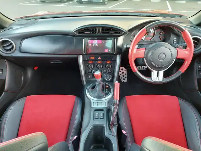 トヨタ ８６ GT リミテッド 東京都 2012(平24)年 7.2万km ライトニングレッド カロッツェリア ディスプレイオーディオ/CD/DVD/BT/AM/FM/USB/AppleCarplay/androidauto/バックカメラ/ハーフレザーシート/シートヒーター/モデリスタフルエアロ/ETC/ドライブレコーダー/MTモード付AT/パドルシフト