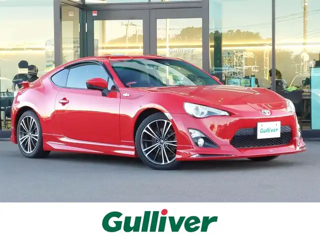 トヨタ ８６ GT リミテッド 東京都 2012(平24)年 7.2万km ライトニングレッド カロッツェリア ディスプレイオーディオ/CD/DVD/BT/AM/FM/USB/AppleCarplay/androidauto/バックカメラ/ハーフレザーシート/シートヒーター/モデリスタフルエアロ/ETC/ドライブレコーダー/MTモード付AT/パドルシフト