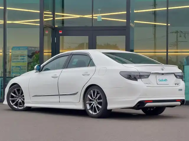 トヨタ マークＸ 350RDS 東京都 2019(平31)年 0.8万km ホワイトパールクリスタルシャイン モデリスタエアロ/純正ナビ/バックカメラ/ビルトインETC2.0/ドライブレコーダー/車高調/ハーフレザーシート/シートヒーター/パワーシート/コーナーセンサー/パドルシフト/スマートキー/純正18インチAW
