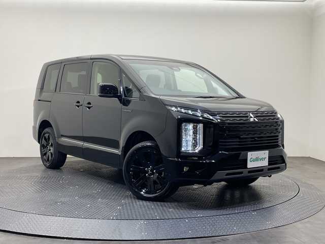 三菱 デリカＤ：５ シャモニー 愛媛県 2025(令7)年 0.1千km ブラックダイヤモンド アルパイン11インチナビ/Bluetooth/フルセグ/レーダークルーズコントロール/バックカメラ/両側電動スライドドア/衝突被害軽減ブレーキ/レーンキープアシスト/ダウンヒルアシストコントロール/ブラインドスポットモニター/電動リアゲート/LEDヘッドライト/オートマチックハイビーム/オートライト/シートヒーター/プッシュスタート/スペアキー