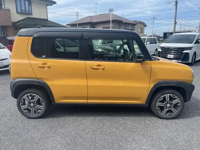 スズキ ハスラー X 茨城県 2018(平30)年 13.6万km アクティブイエロー/ブラック2トーンルーフ ディーラーオプションナビ（CD/DVD/BT/フルセグTV）/ビルトインETC/プッシュスタート/前席シートヒーター/衝突軽減ブレーキ/車線逸脱/ステアリングスイッチ/純正フロアマット/純正ドアバイザー
