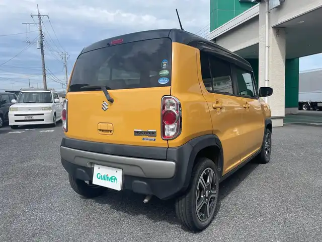 スズキ ハスラー X 茨城県 2018(平30)年 13.6万km アクティブイエロー/ブラック2トーンルーフ ディーラーオプションナビ（CD/DVD/BT/フルセグTV）/ビルトインETC/プッシュスタート/前席シートヒーター/衝突軽減ブレーキ/車線逸脱/ステアリングスイッチ/純正フロアマット/純正ドアバイザー