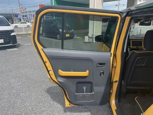 スズキ ハスラー X 茨城県 2018(平30)年 13.6万km アクティブイエロー/ブラック2トーンルーフ ディーラーオプションナビ（CD/DVD/BT/フルセグTV）/ビルトインETC/プッシュスタート/前席シートヒーター/衝突軽減ブレーキ/車線逸脱/ステアリングスイッチ/純正フロアマット/純正ドアバイザー