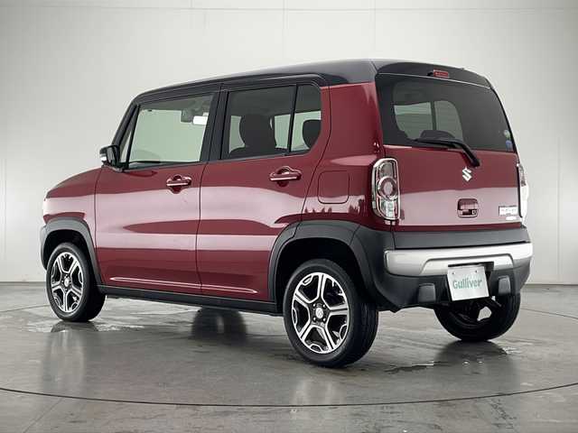 スズキ ハスラー X 宮崎県 2014(平26)年 6.8万km フェニックスレッドパール/ブルーイッシュブラックパール ツートンカラー/レーダーブレーキサポート/社外7インチSDナビ/ワンセグTV/シートヒーター/キセノンヘッドライト/純正15インチAW/アイドリングストップ/保証書