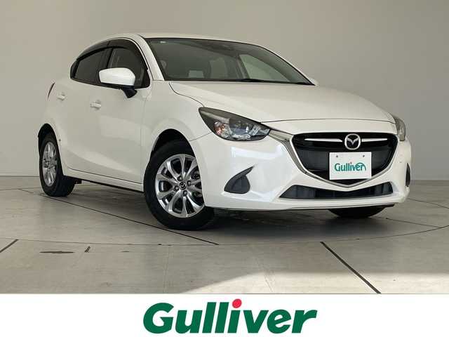 マツダ デミオ 13S ブラックレザーリミテッド 愛知県 2016(平28)年 3.1万km スノーフレイクホワイトパールマイカ 純正ナビ　SDカードなし/シートヒーター/バックカメラ/ヘッドアップディスプレイ/純正アルミホイール/LEDヘッドライト/ドライブレコーダー/ETC/フルセグ/CD DVD/Bluetooth/ステアリングスイッチ/スマートキー/プッシュスタート