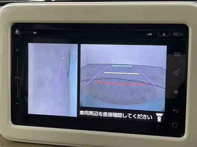 スズキ ラパン S 福岡県 2015(平27)年 4.8万km フレンチミントパールメタリック ワンオーナー　/純正ナビ（フルセグＴＶ）　/全方位カメラ　/ビルトインＥＴＣ　/衝突軽減ブレーキ　/横滑り防止装置　/アイドリングストップ　/シートヒーター　/プッシュスタート　/電動格納式ドアミラー　/プッシュスタート