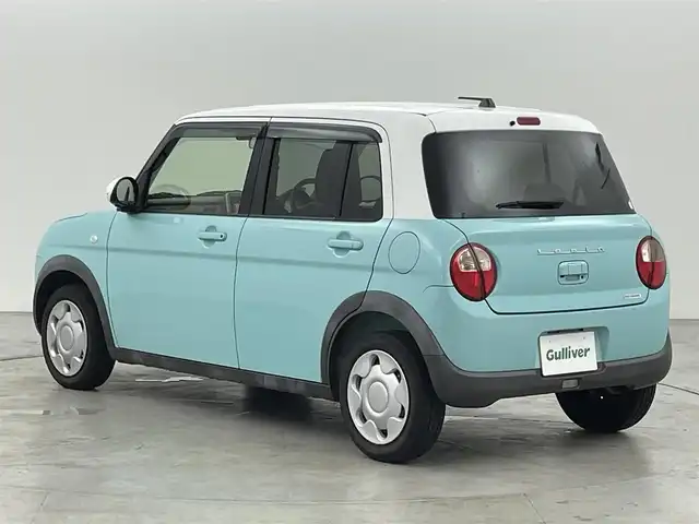 スズキ ラパン S 福岡県 2015(平27)年 4.8万km フレンチミントパールメタリック ワンオーナー　/純正ナビ（フルセグＴＶ）　/全方位カメラ　/ビルトインＥＴＣ　/衝突軽減ブレーキ　/横滑り防止装置　/アイドリングストップ　/シートヒーター　/プッシュスタート　/電動格納式ドアミラー　/プッシュスタート