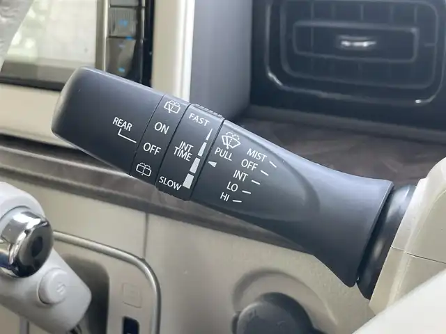スズキ ラパン モード 静岡県 2021(令3)年 2.7万km ノクターンブルーパール/ホワイト 2トーンルーフ １オーナー/デュアルセンサーブレーキサポート　/社外ナビ　/地デジ　/全方位カメラ　/前席シートヒーター　/オートライト / 純正１４インチAW /デンカク  /ETC /スマートキー  /保証書　/取説