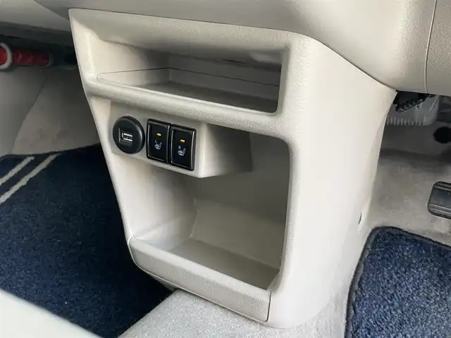 スズキ ラパン モード 静岡県 2021(令3)年 2.7万km ノクターンブルーパール/ホワイト 2トーンルーフ １オーナー/デュアルセンサーブレーキサポート　/社外ナビ　/地デジ　/全方位カメラ　/前席シートヒーター　/オートライト / 純正１４インチAW /デンカク  /ETC /スマートキー  /保証書　/取説