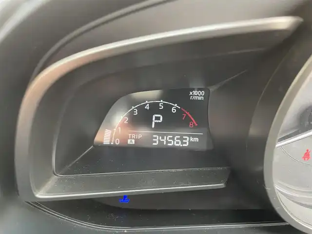 マツダ デミオ 13S 長野県 2017(平29)年 5.4万km ディープクリムゾンマイカ ４WD/スタッドレス積み込み/純正ナビ/・Bluetooth/TV/DVD/CD/AUX/社外ドライブレコーダー前方のみ/ETC/純正フロアマット/布系シート/冷房AC/純正15インチAW/HIDライト/衝突被害軽減システム/電格ミラー/W+サイドエアバッグ/ドアバイザー/スマートキー/取扱説明書