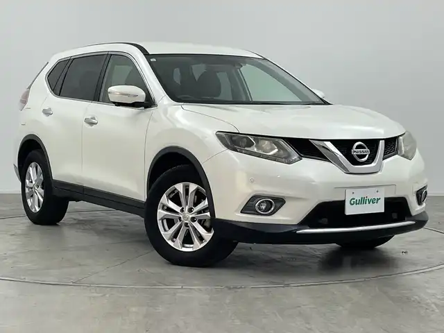 日産 エクストレイル 20X エマージェンシーブレーキ 群馬県 2017(平29)年 7.6万km ブリリアントホワイトパール 純正ナビ　全周囲カメラ　衝突被害軽減ブレーキ　前席シートヒーター　クリアランスソナー　ダウンヒルアシスト　ＢＳＭ　クルーズコントロール　レーンキープアシスト　ドラレコ　ビルトインＥＴＣ　ＬＥＤ　禁煙車