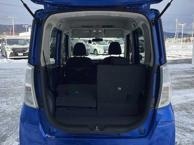 三菱 ｅＫスペース カスタムT e－アシスト 道東・釧路十勝 2018(平30)年 6.3万km 青Ⅱ ・4WD/・純正7インチナビ/（CD USB SD TV)/・両側パワースライドドア/・バックカメラ/・クルーズコントロール/・アイドリングストップ/・横滑り防止装置/・衝突被害軽減ブレーキ/・D席シートヒーター/・社外前方ドライブレコーダー/・社外フロアマット/・プッシュスタート/・HIDヘッドライト/・オートライト/・スマートキー/・純正エンジンスターター/・純正アルミホイール付夏タイヤ積込