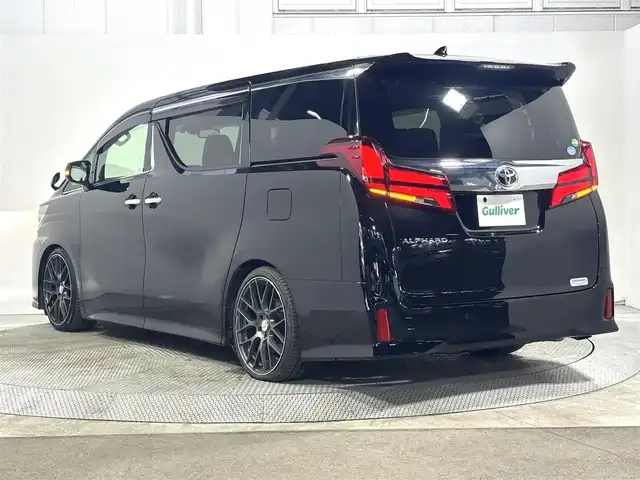 トヨタ アルファード S Cパッケージ 大阪府 2019(令1)年 2.3万km ブラック サンルーフ　三眼ＬＥＤ　フリップダウンモニター　純正１０ｉｎｃナビ（フルセグ／ＤＶＤ／ＣＤ／Ｂｌｕｅｔｏｏｔｈ）　衝突軽減ブレーキ　レーダークルーズＣ　メモリシート　パワーシート　ベンチレーション