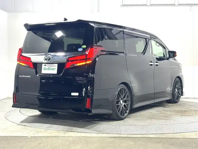 トヨタ アルファード S Cパッケージ 大阪府 2019(令1)年 2.3万km ブラック サンルーフ　三眼ＬＥＤ　フリップダウンモニター　純正１０ｉｎｃナビ（フルセグ／ＤＶＤ／ＣＤ／Ｂｌｕｅｔｏｏｔｈ）　衝突軽減ブレーキ　レーダークルーズＣ　メモリシート　パワーシート　ベンチレーション