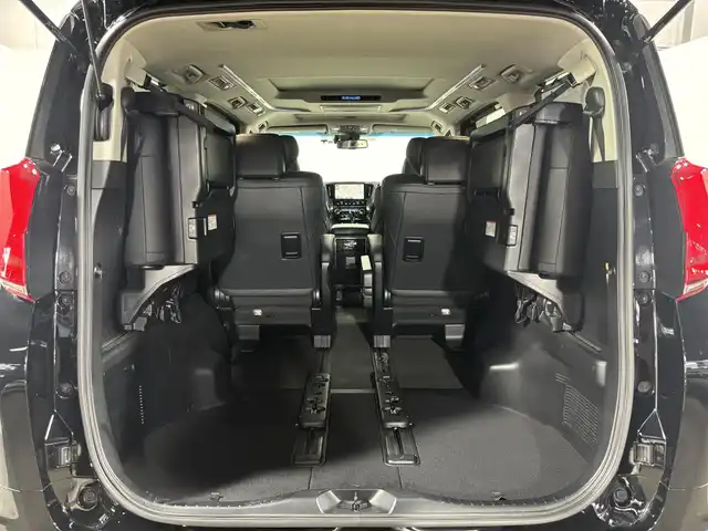 トヨタ アルファード S Cパッケージ 大阪府 2019(令1)年 2.3万km ブラック サンルーフ　三眼ＬＥＤ　フリップダウンモニター　純正１０ｉｎｃナビ（フルセグ／ＤＶＤ／ＣＤ／Ｂｌｕｅｔｏｏｔｈ）　衝突軽減ブレーキ　レーダークルーズＣ　メモリシート　パワーシート　ベンチレーション