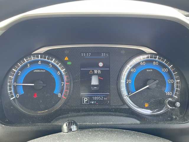 日産 ルークス X 茨城県 2021(令3)年 1.9万km 青 ディーラーOP純正SDナビ/　　【ワンセグ、CD、BT】/バックカメラ/全方位カメラ/ハンズフリーオートスライドドア/エマージェンシーブレーキ/車線逸脱警報/ふらつき警報/HIDオートライト/社外フロアマット/スマートキー/プッシュスタート/ビルトインETC/ステアリングリモコン/コーナーセンサー/取扱説明書