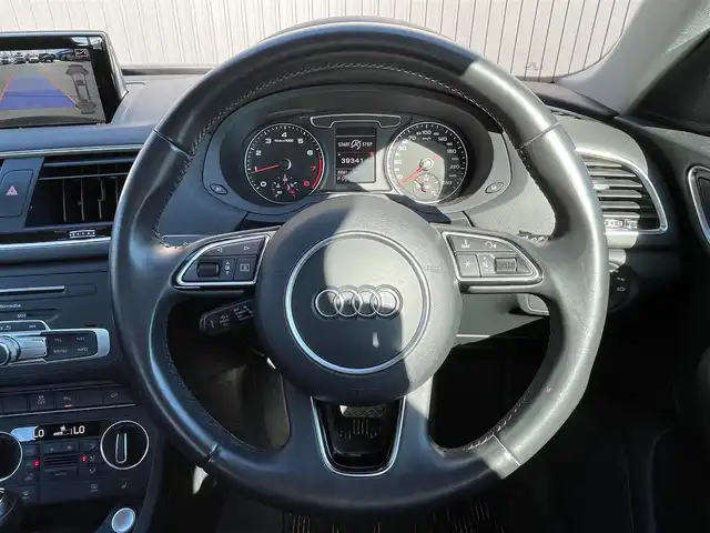 アウディ Ｑ３ 2．0 TFSI クワトロ 180PS 青森県 2017(平29)年 4万km ミトスブラックメタリック 4WD/ターボ/黒レザーシート/前席パワーシート/前席シートヒーター/純正HDDナビ/(フルセグTV/DVD/Bt/Bluetooth/SD)/バックカメラ/前後バンパーソナー/シルバールーフレール/前後バンパーソナー/革巻きステア・ノブ/パドルシフト/オーディオ/ステアスイッチ/LEDオートライト/ウェザーライト/ヘットライトウオッシャー/ウインカーミラー/ヒルクライムアシスト/リア5面スモークフィルム/プッシュスタートシステム/電動パーキングブレーキ/W/サイド/カーテンエアバッグ/ABS/スマートキーX2/取扱説明書/保証書