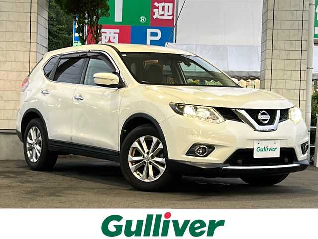 日産 エクストレイル 20X エマージェンシーブレーキ 東京都 2014(平26)年 4.8万km ブリリアントホワイトパール 社外メモリナビ/【フルセグ・DVD再生可・CD・Bluetooth】/バックカメラ/ETC/前後ドライブレコーダー/後席ディスプレイ/前席シートヒーター/電動格納ミラー/ミラーヒーター/横滑り防止機能/アイドリングストップ/プッシュスタート/スマートキー/スペアキーあり/純正フロアマット/純正ドアバイザー/新車保証書/取扱説明書