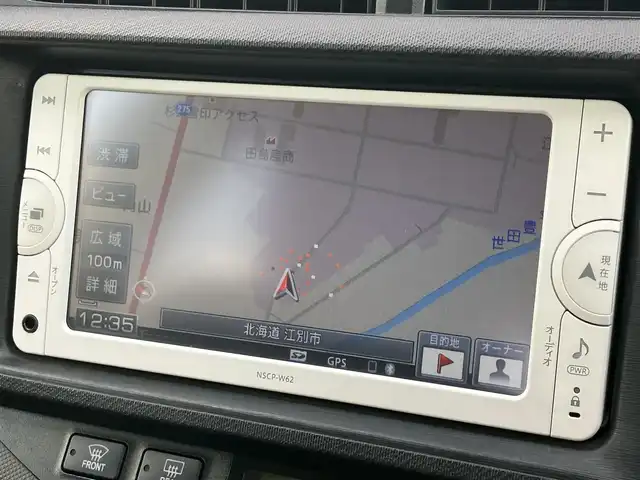 トヨタ アクア G 道南・函館 2012(平24)年 4.8万km クールソーダメタリック /純正メモリナビ//ワンセグＴＶ//ドライブレコーダー//寒冷地仕様//純正AW//純正フロアマット//ABS//オートライト//スペアキー//スマートキー//ＥＴＣ