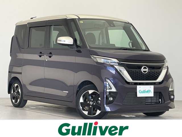 日産 ルークス HWS X プロパイロットED 愛知県 2020(令2)年 3.6万km パープル 助手席スライドアップシート/純正9型ナビ　ＳＤカードなし/プロパイロット/レーダークルーズコントロール/両側パワースライドドア/ハンズフリースライドドア/フルセグ/全方位カメラ/オートホールド/ステアリングスイッチ/スマートキー/プッシュスタート/LEDヘッドライト/純正アルミホイール