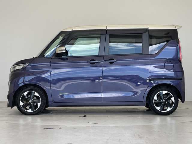 日産 ルークス HWS X プロパイロットED 愛知県 2020(令2)年 3.6万km パープル 助手席スライドアップシート/純正9型ナビ　ＳＤカードなし/プロパイロット/レーダークルーズコントロール/両側パワースライドドア/ハンズフリースライドドア/フルセグ/全方位カメラ/オートホールド/ステアリングスイッチ/スマートキー/プッシュスタート/LEDヘッドライト/純正アルミホイール