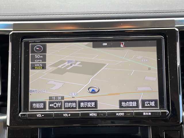 トヨタ アルファードハイブリット X 長野県 2016(平28)年 8.4万km ブラック フルタイム4WD/純正9インチナビ（NSZT-Y66T）/FM・AM・DVD・CD・フルセグテレビ/Bluetooth Audio/純正12.1インチフリップダウンモニター/衝突被害軽減ブレーキ/前後ドライブレコーダー/前後コーナーセンサー/ワイパーデアイサー/AC100V/LEDヘッドライト/オートライト/ドアバイザー/プッシュスタート/スマートキー/スペアキー/保証書/ETC