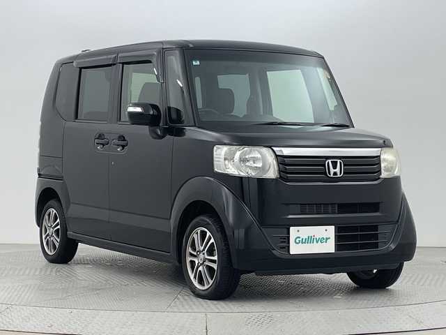 ホンダ Ｎ ＢＯＸ G Lパッケージ 新潟県 2014(平26)年 14.6万km スマートブラック 4WD/純正ナビ/　　フルセグ/CD/DVD/BT/バックカメラ/両側パワースライドドア/純正14インチアルミホイール/ステアリングスイッチ/アイドリングストップ/スマートキー/ETC
